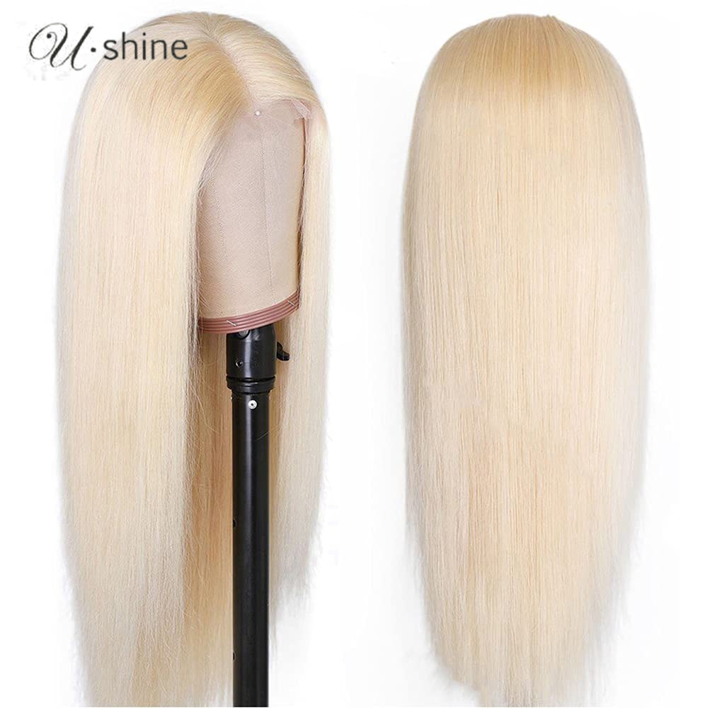 20 Inch Blonde Synthetic Lace Wigs Lace Closure