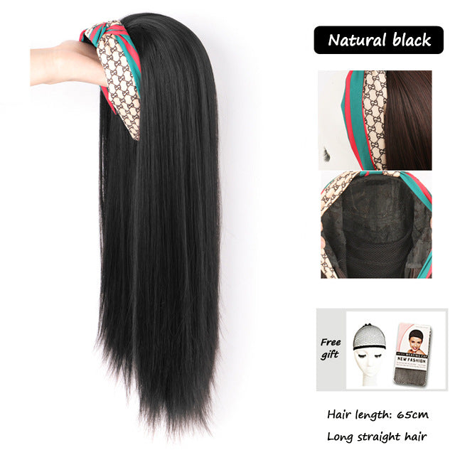 Blonde Wavy Long Headband Wig