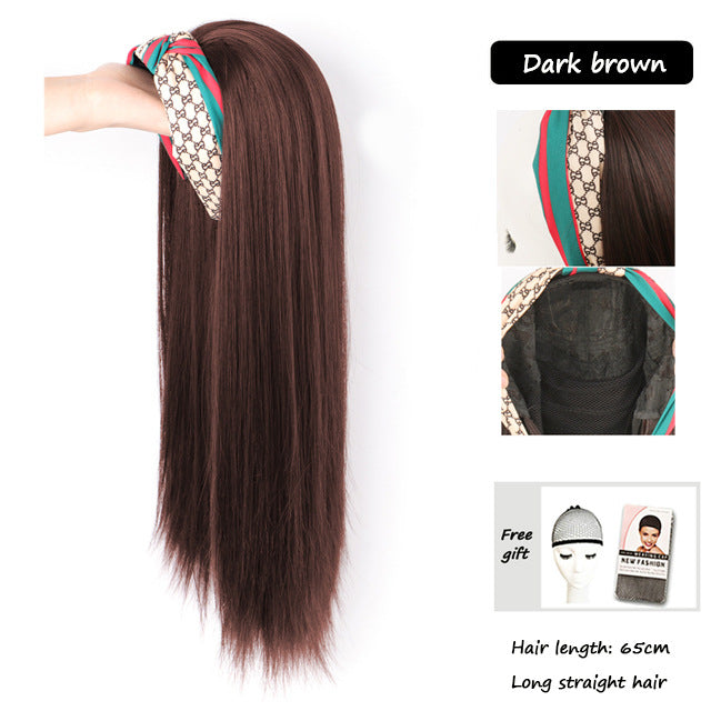 Blonde Wavy Long Headband Wig