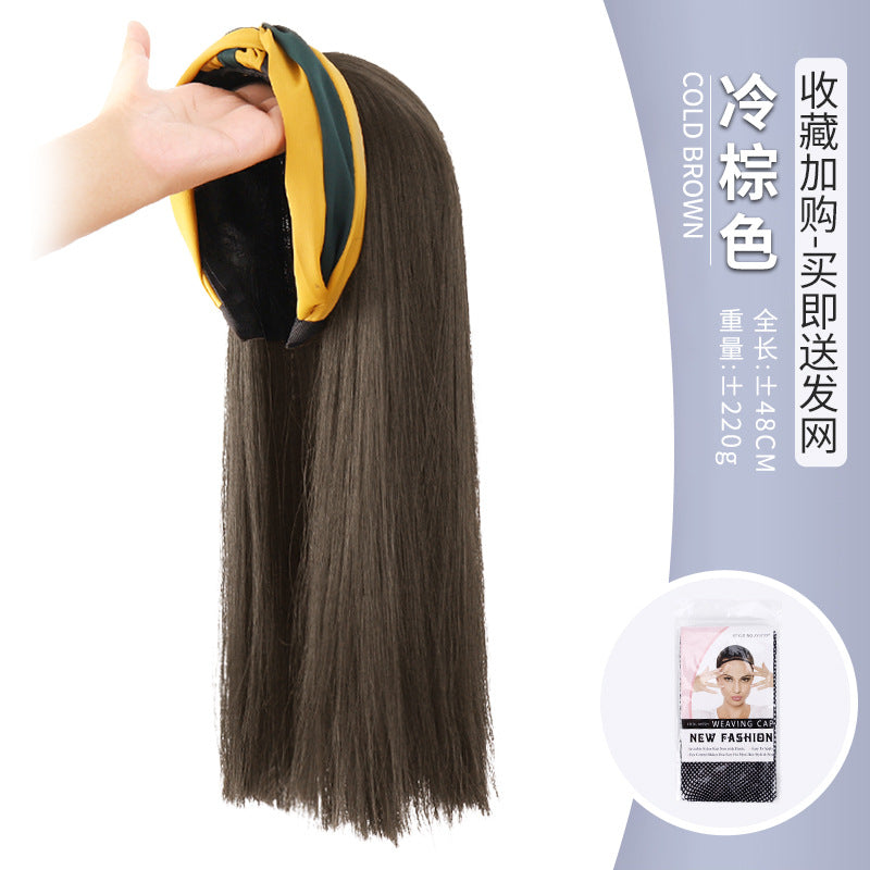Blonde Wavy Long Headband Wig