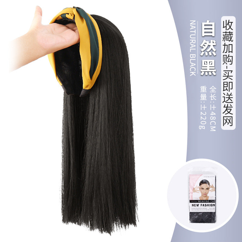 Blonde Wavy Long Headband Wig