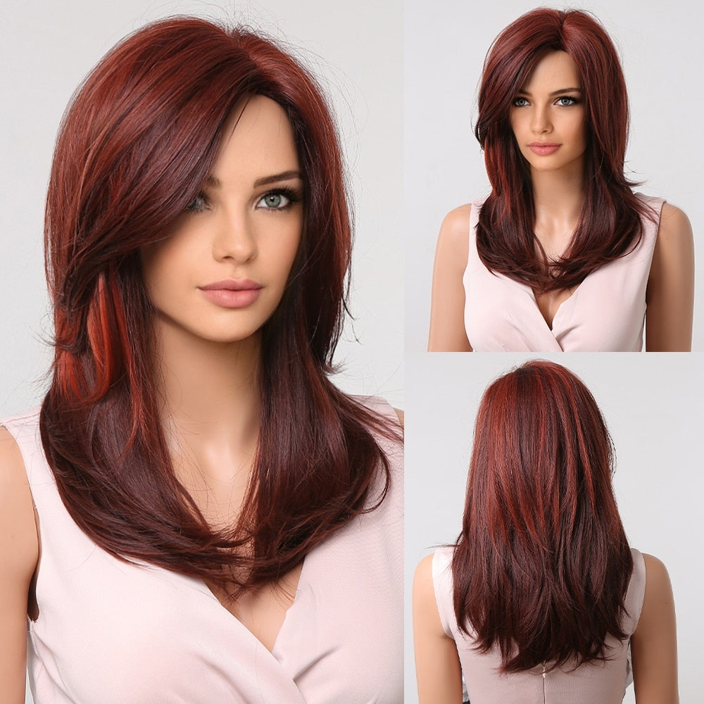 Short Black Bob Straight Hair Synthetic Wig