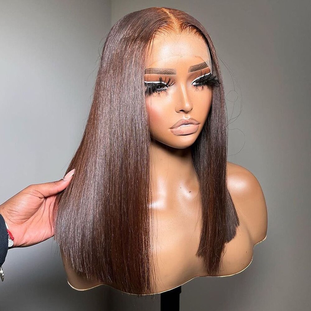 Bob Wig Lace Frontal Human Hair Wigs 5x5 Lace Closure Straight Wig