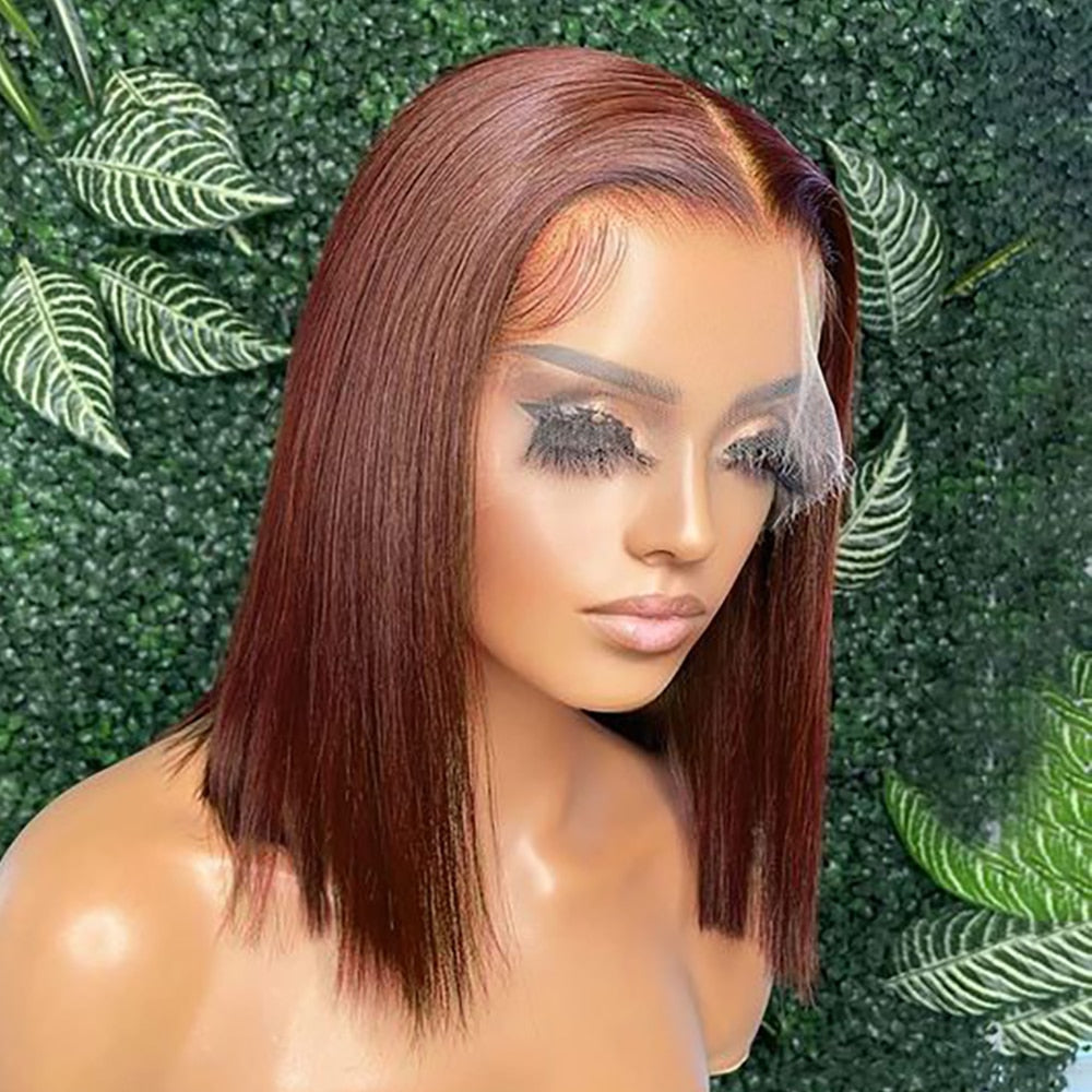 Bob Wig Lace Frontal Human Hair Wigs 5x5 Lace Closure Straight Wig