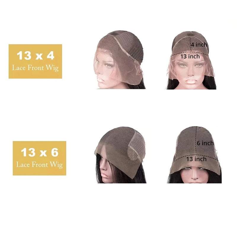 Colored Highlight Human Hair Wigs: 13x6 Lace Front Body Wave & 13x4 HD Lace Frontal Deep Wave