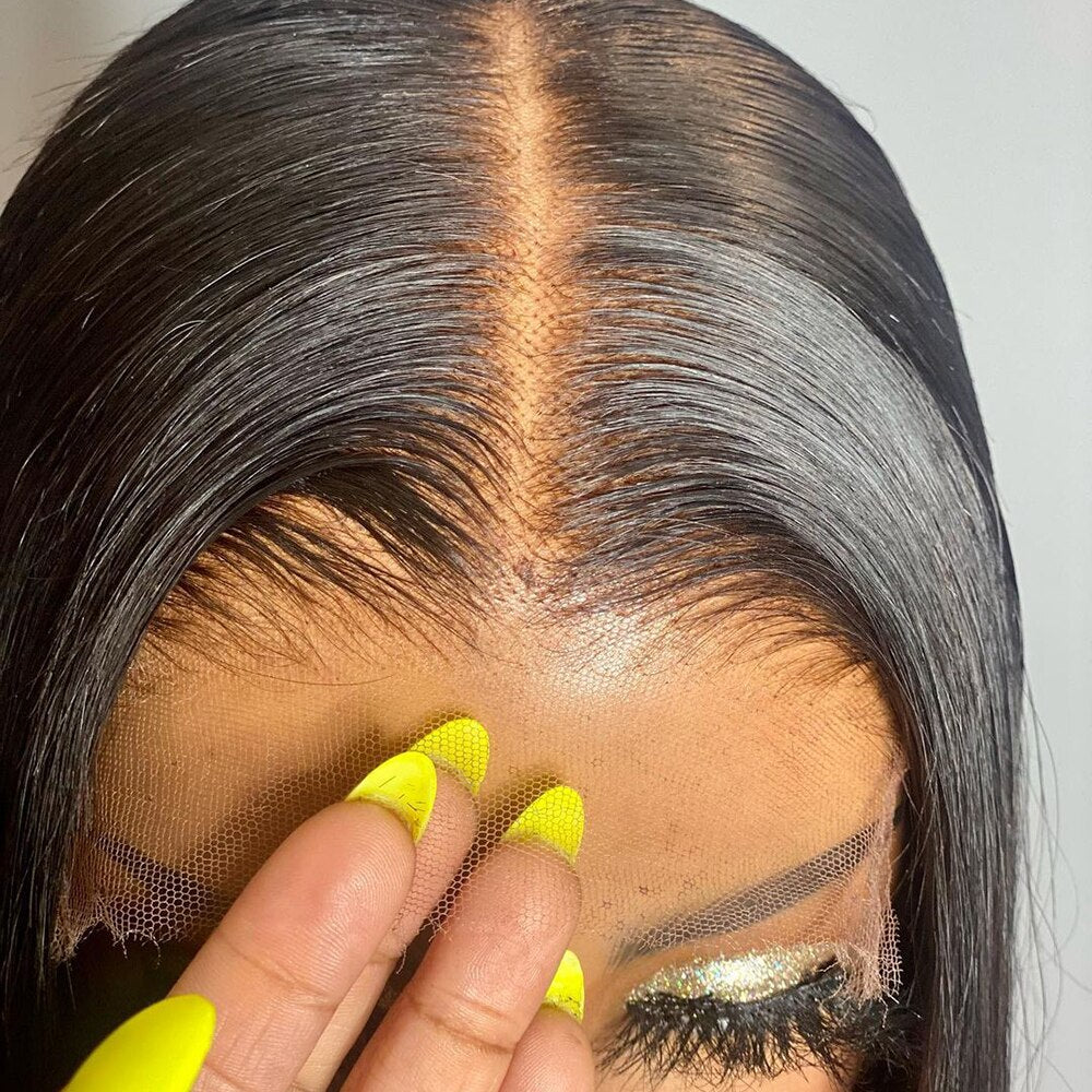 Bob Wig Lace Frontal Human Hair Wigs 5x5 Lace Closure Straight Wig