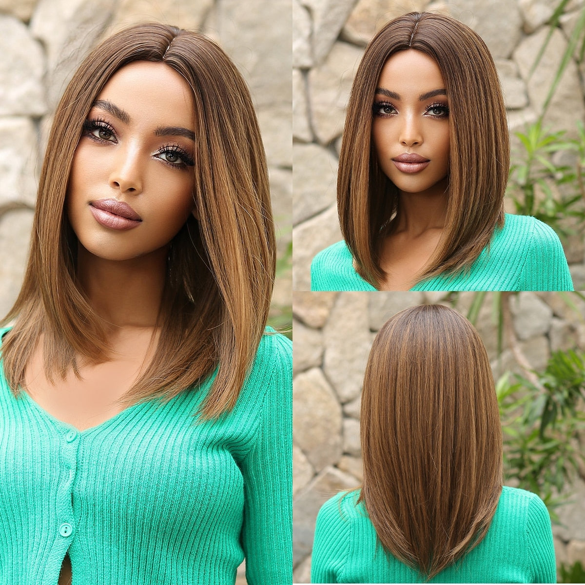 Short Black Bob Straight Hair Synthetic Wig