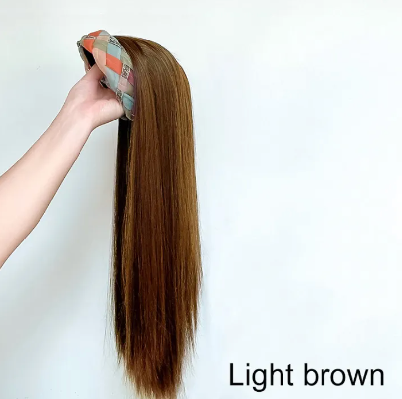 Blonde Wavy Long Headband Wig