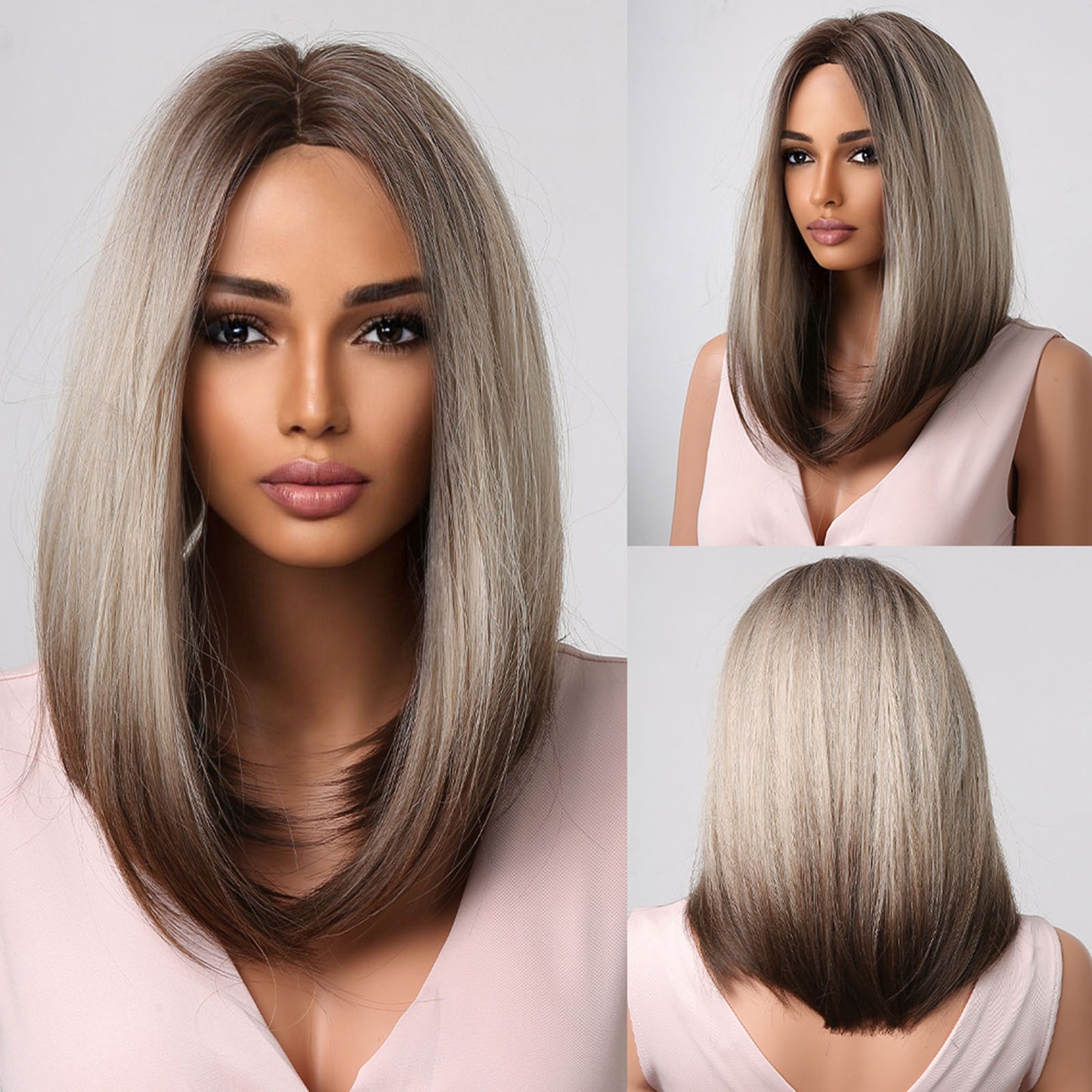 Short Black Bob Straight Hair Synthetic Wig