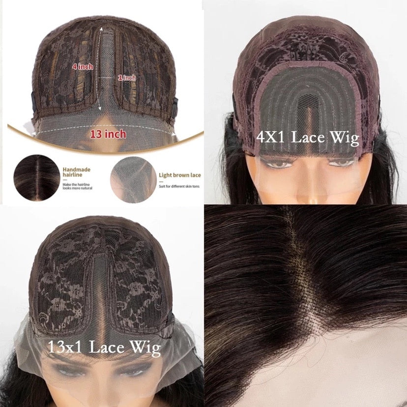Reddish Brown Kinky Curly Wig Synthetic Lace Front Wigs Pre Plucked With Baby Hair Lace Closure Wig