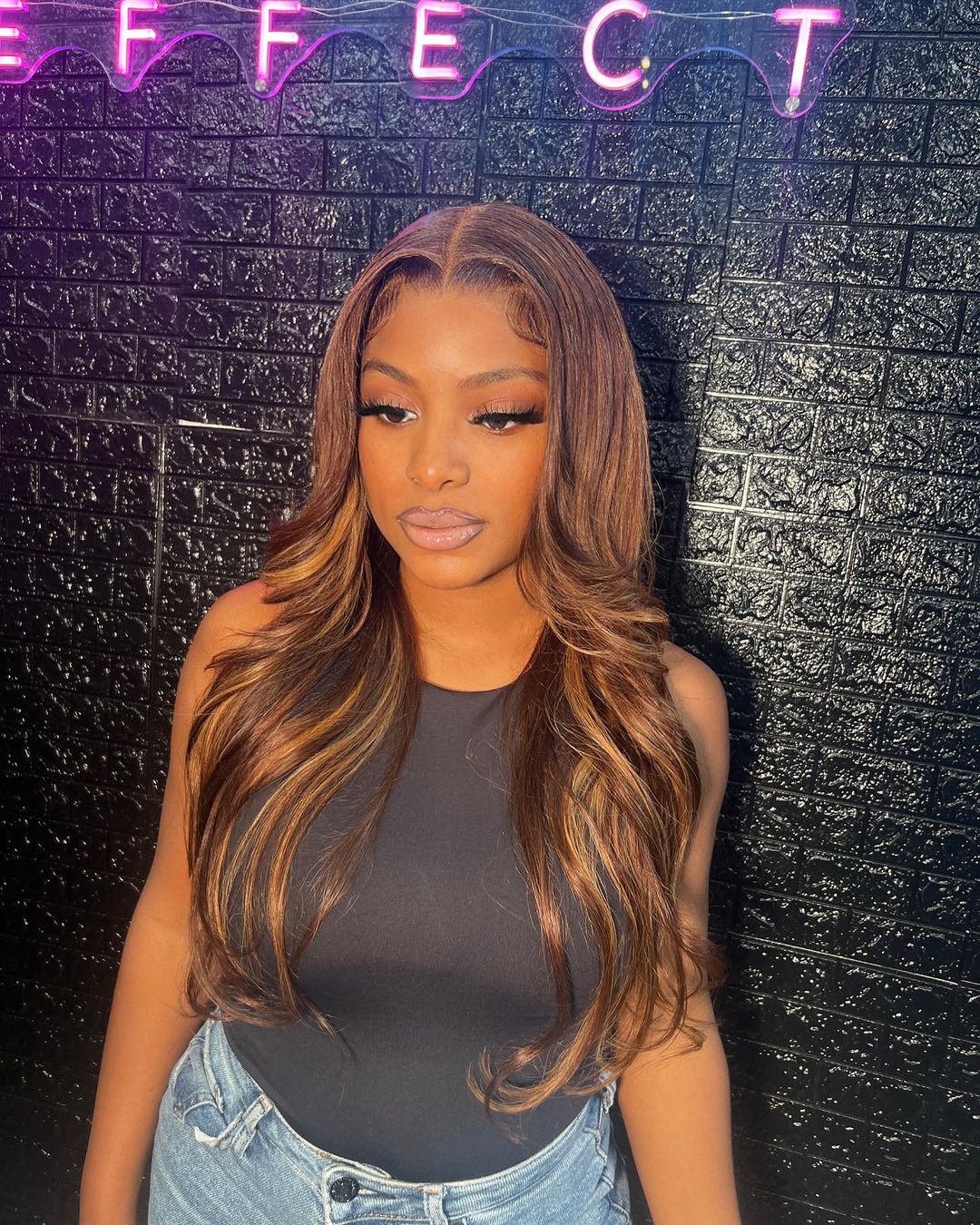 Honey Blonde Brown13X4 Highlight Human Hair Wigs Peruvian Virgin Body Wave Lace Front Wig 13x6 Wavy Lace Frontal Wig