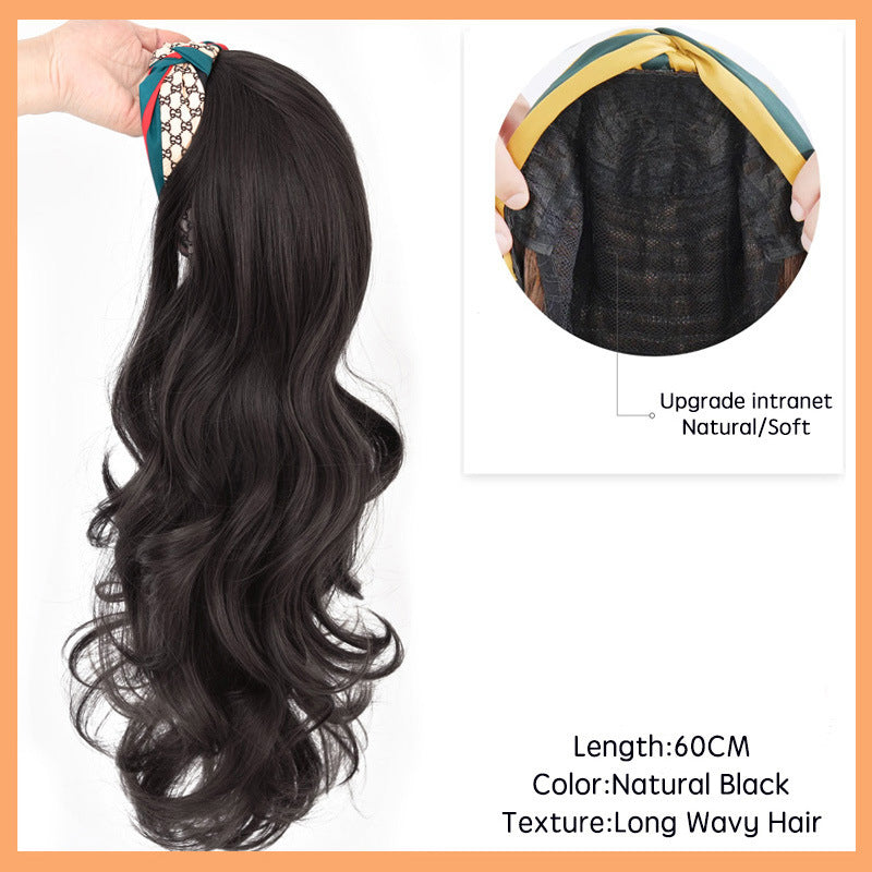 Blonde Wavy Long Headband Wig