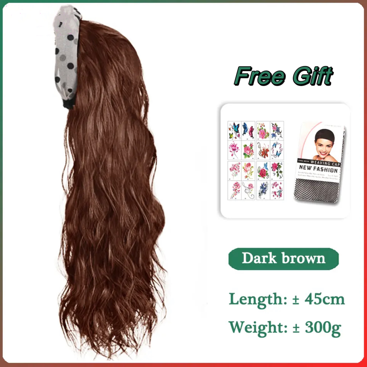 Blonde Wavy Long Headband Wig