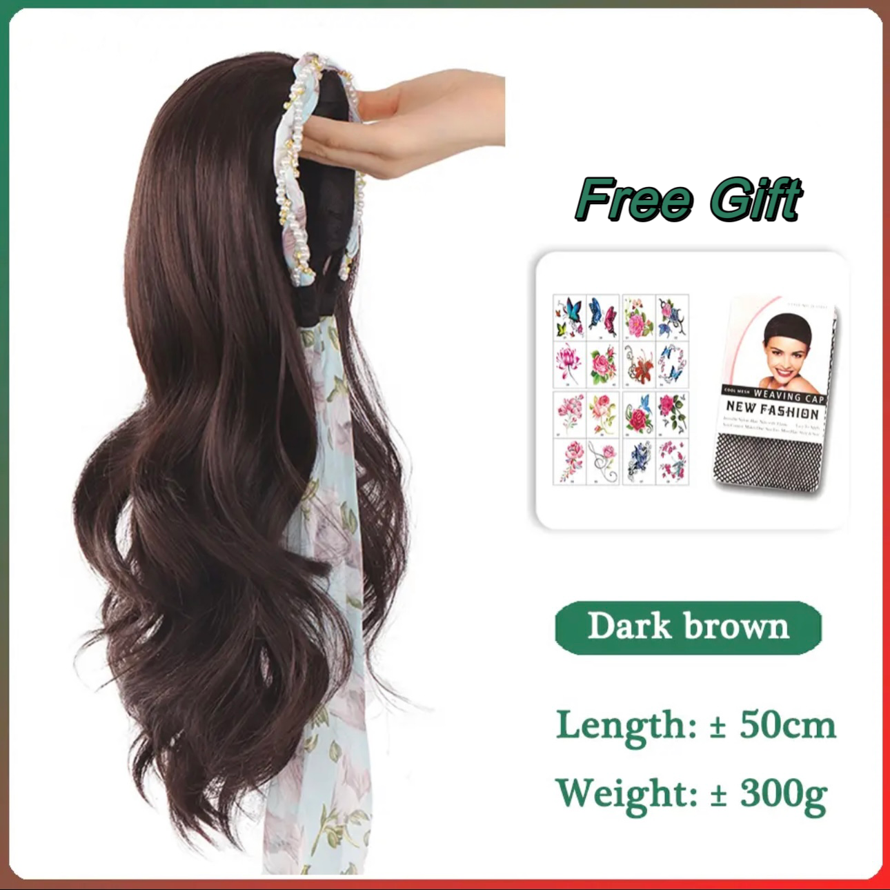Blonde Wavy Long Headband Wig