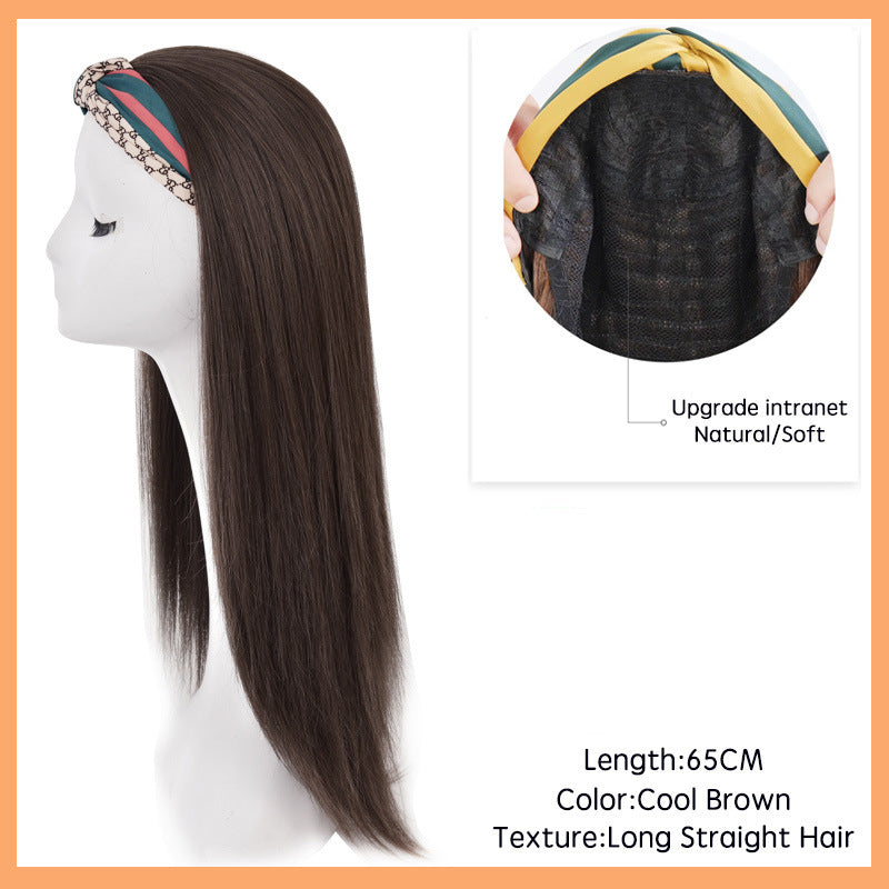 Blonde Wavy Long Headband Wig