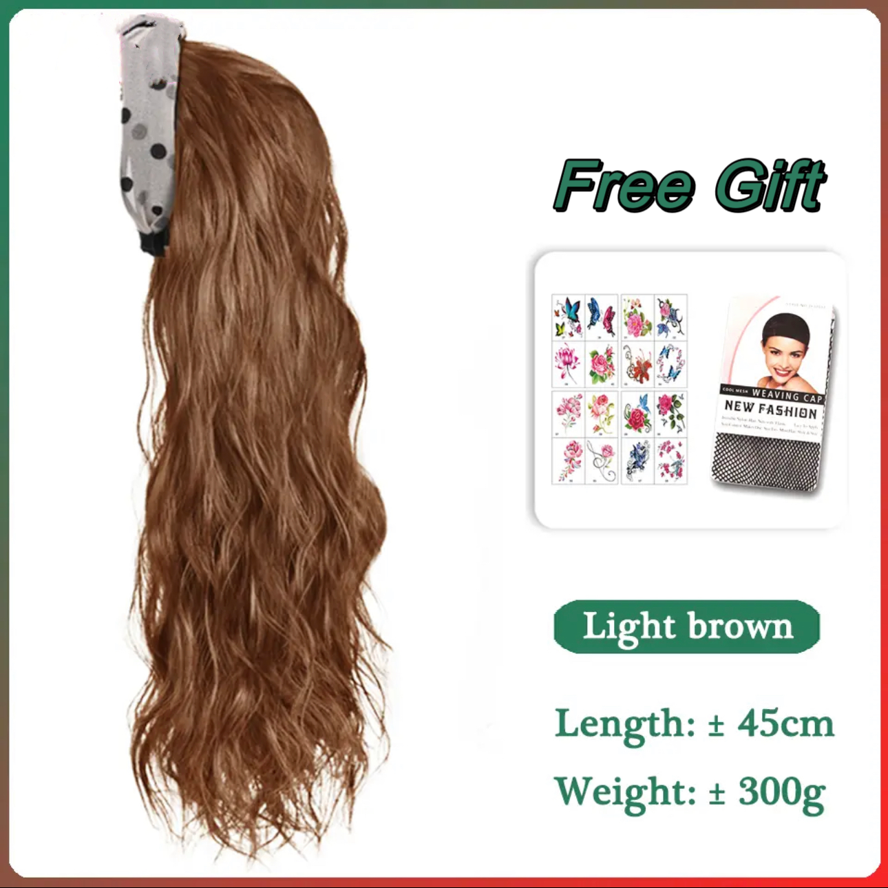 Blonde Wavy Long Headband Wig