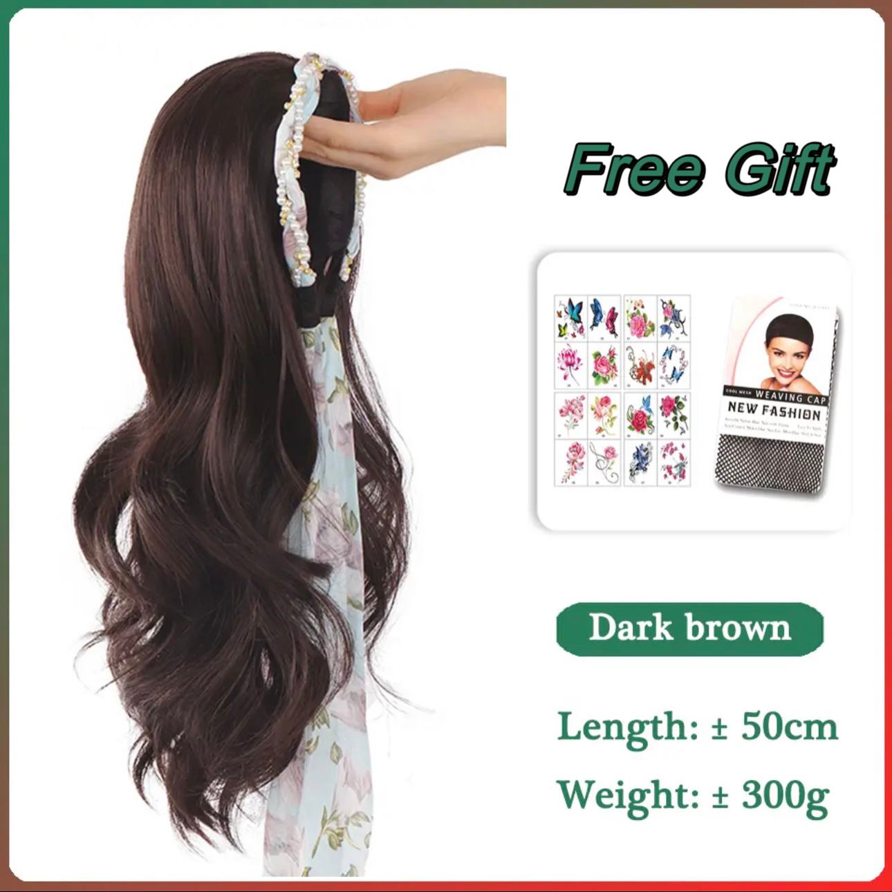 Blonde Wavy Long Headband Wig