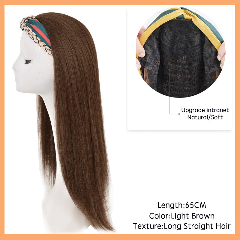 Blonde Wavy Long Headband Wig