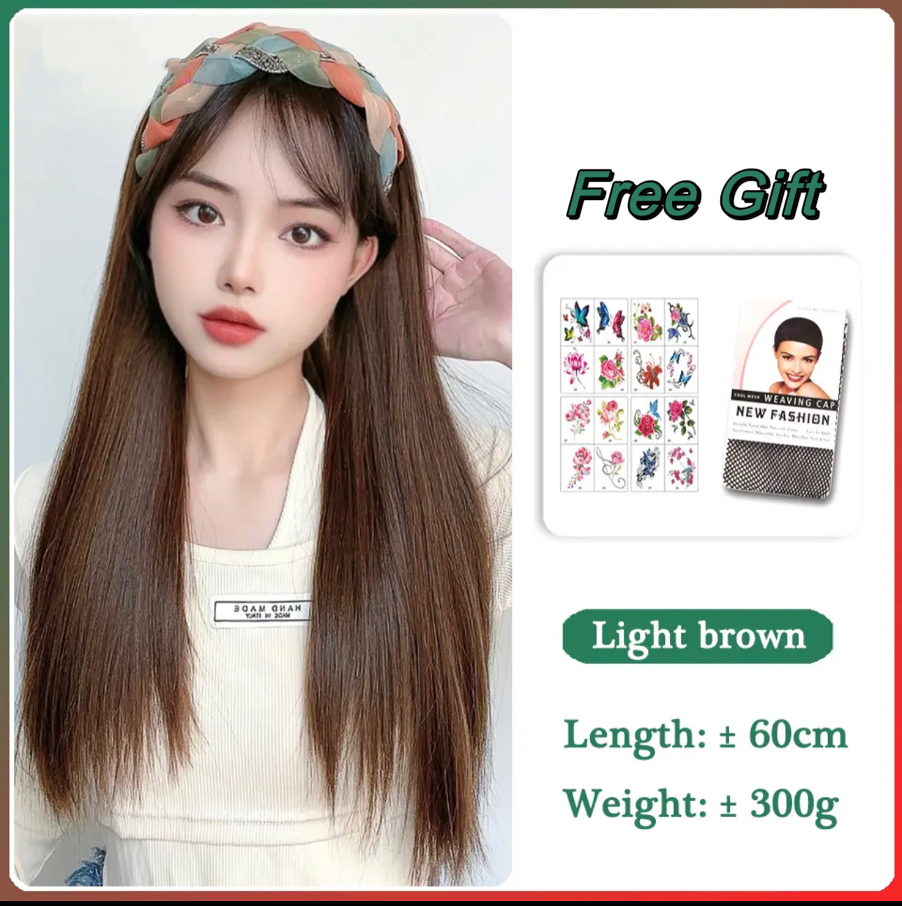 Blonde Wavy Long Headband Wig