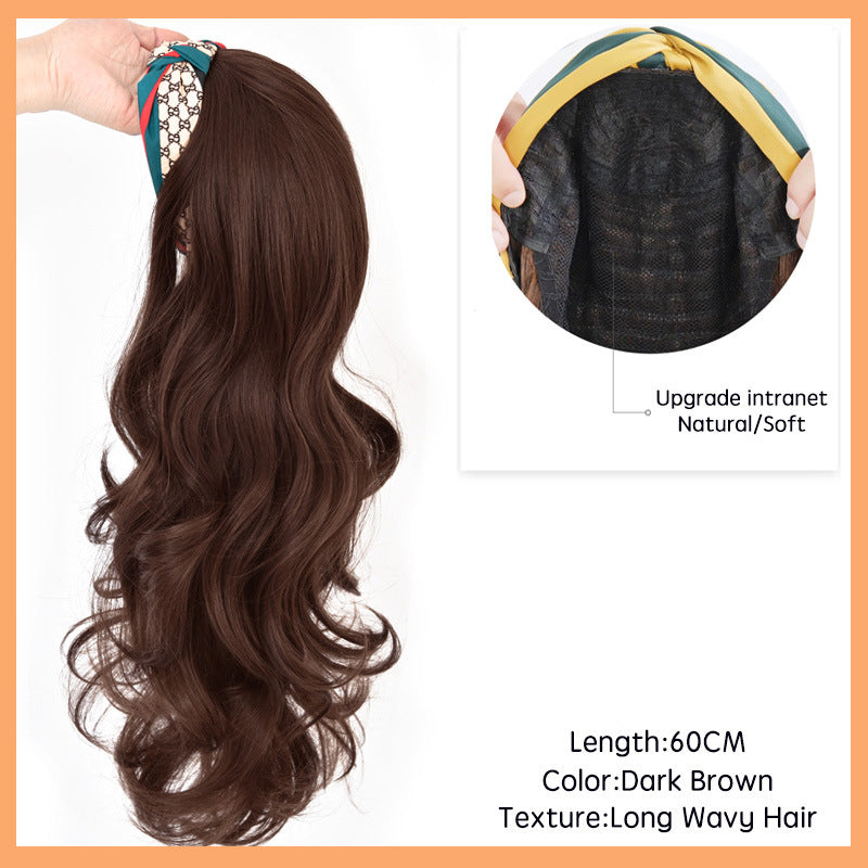 Blonde Wavy Long Headband Wig