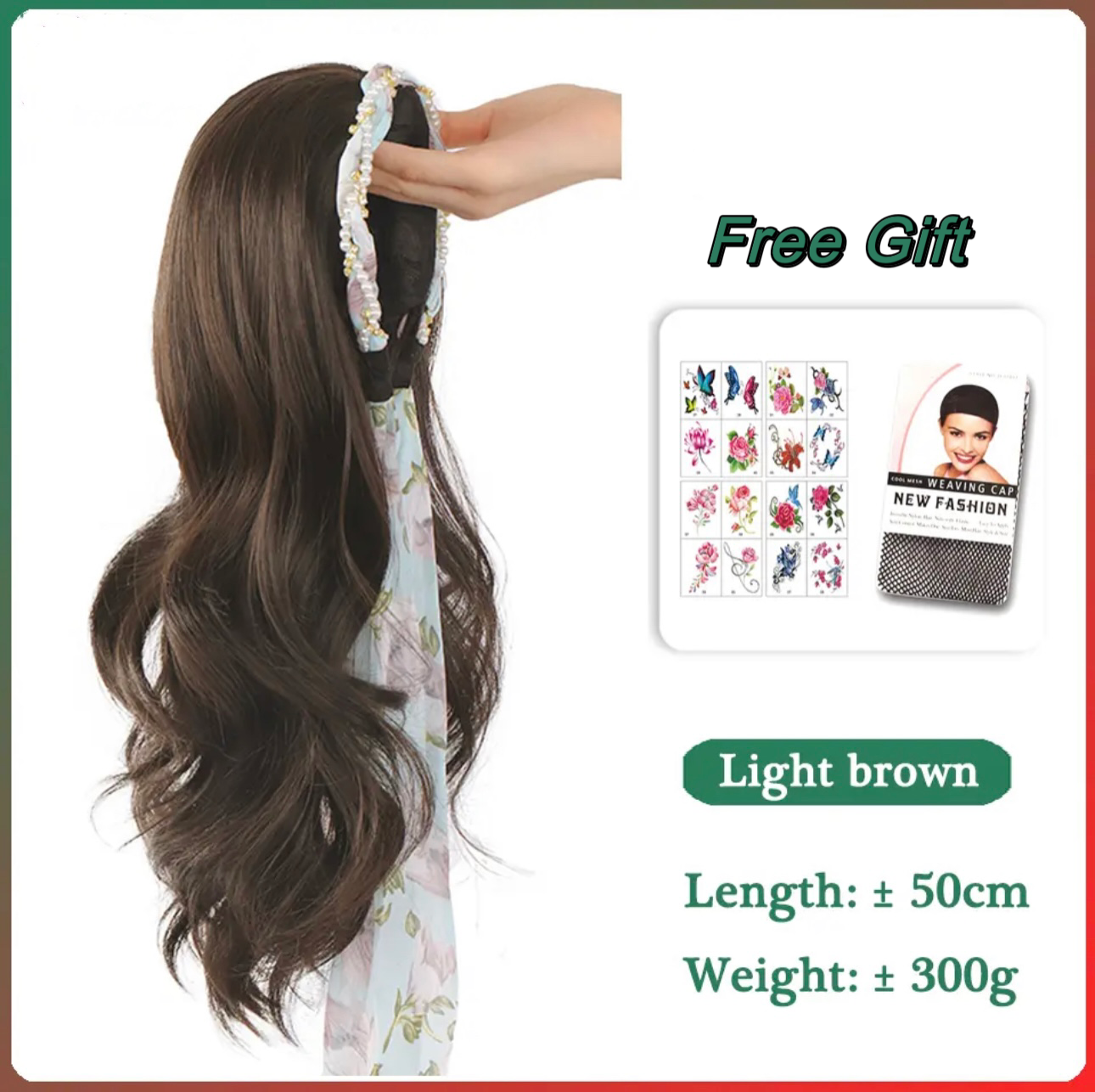 Blonde Wavy Long Headband Wig